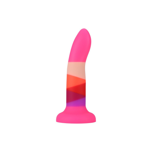 Gode ventouse 6 couleurs rose 